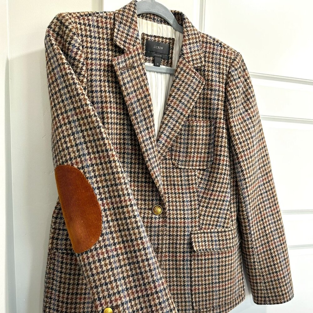 J.Crew Wool-blend Schoolboy Blazer - Houndstooth